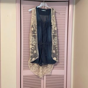 Maurices Denim Romper